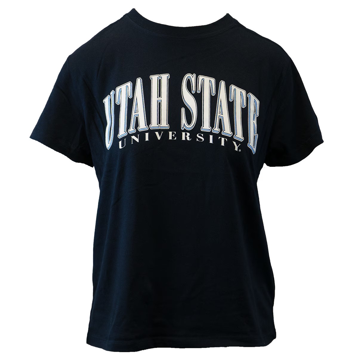Women's Champion Utah State University T-Shirt navy blue